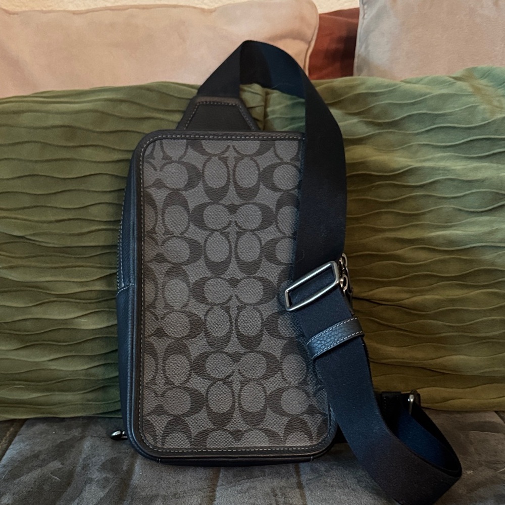 Black and Gray Crossbody Bag